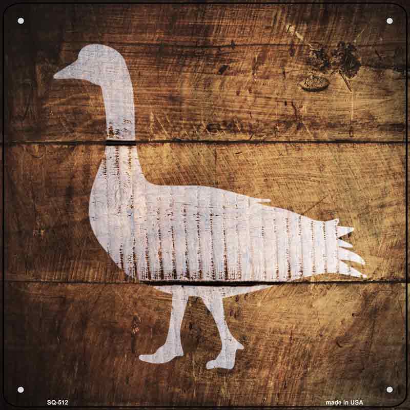 Duck Painted Stencil Wholesale Novelty Square SIGN