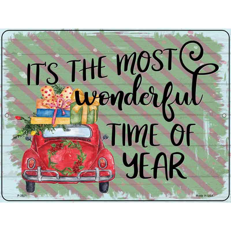 Most Wonderful Time Of The Year Wholesale Novelty Metal Parking Sign