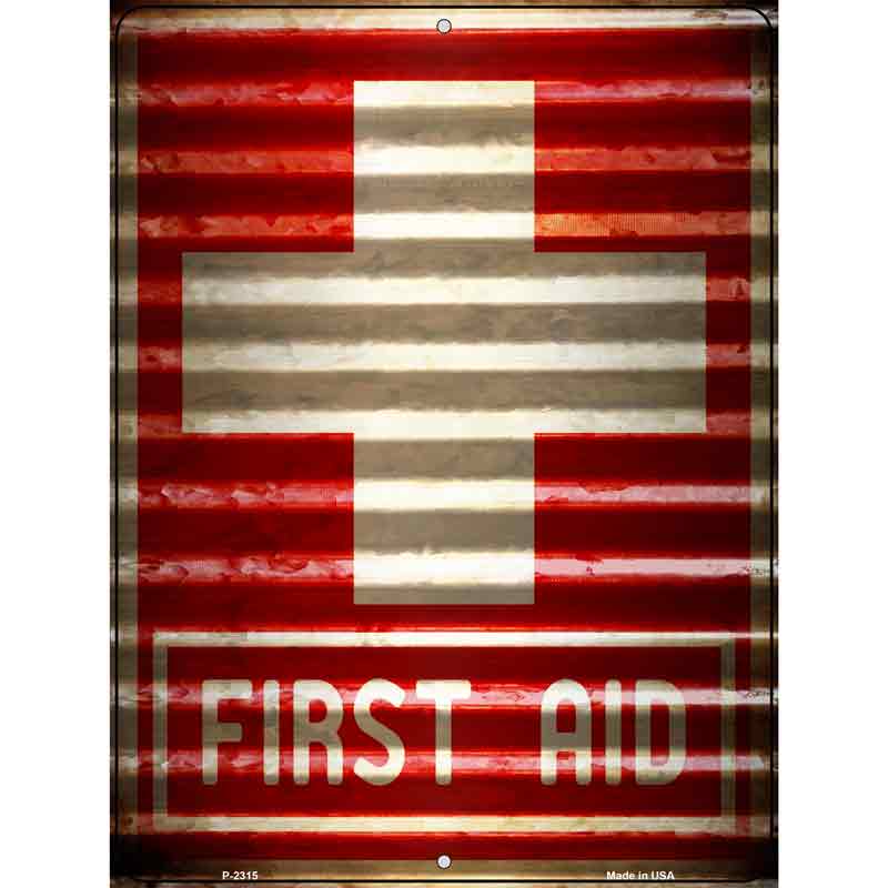 First Aid Wholesale Novelty Parking SIGN