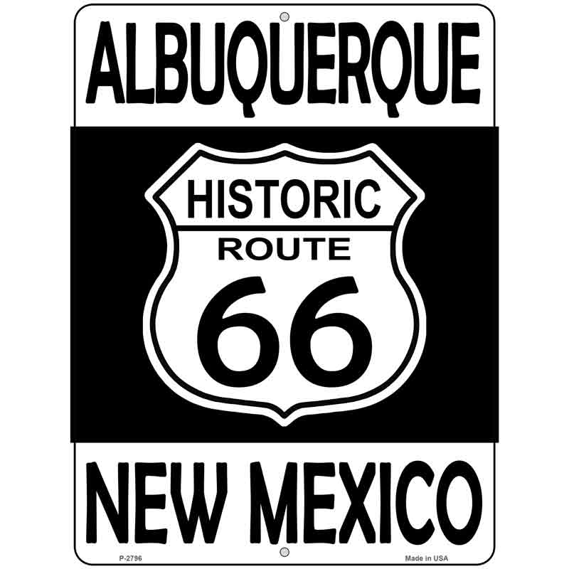 Albuquerque NEW Mexico Historic Route 66 Wholesale Novelty Metal Parking Sign