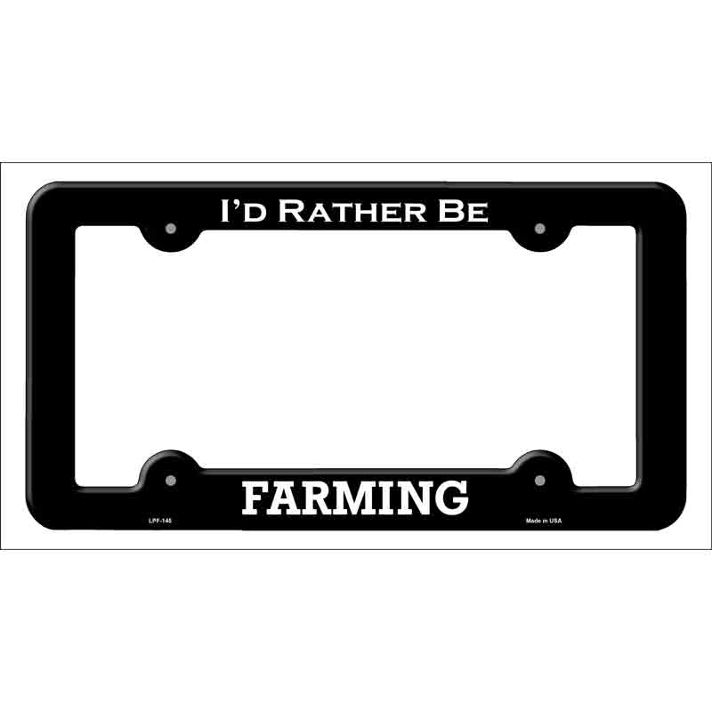 Farming Wholesale Novelty Metal License Plate FRAME
