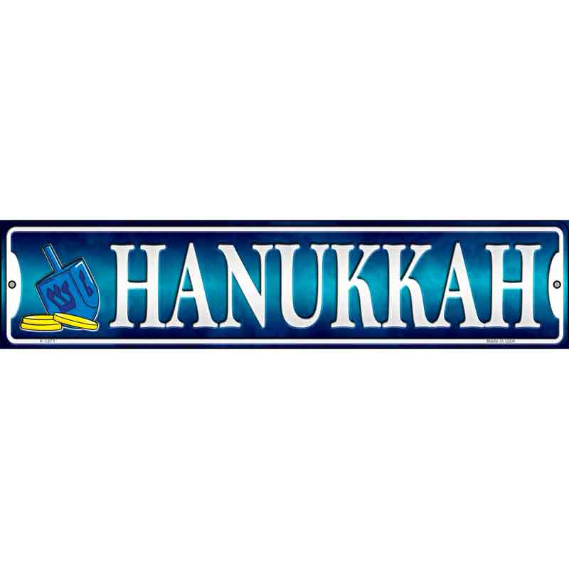 Hanukkah Wholesale Novelty Small Metal Street Sign