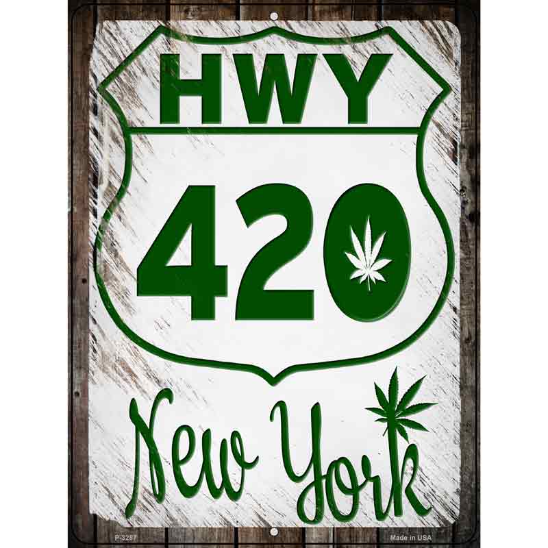 HWY 420 NEW York Wholesale Novelty Metal Parking Sign