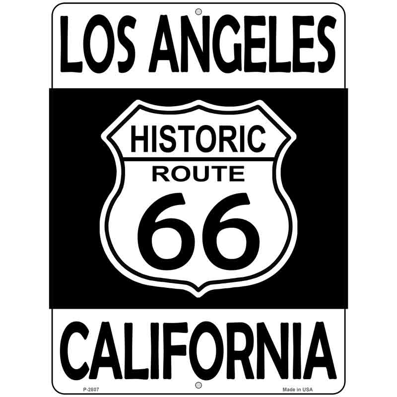 Los Angeles California Historic Route 66 Wholesale Novelty Metal Parking SIGN