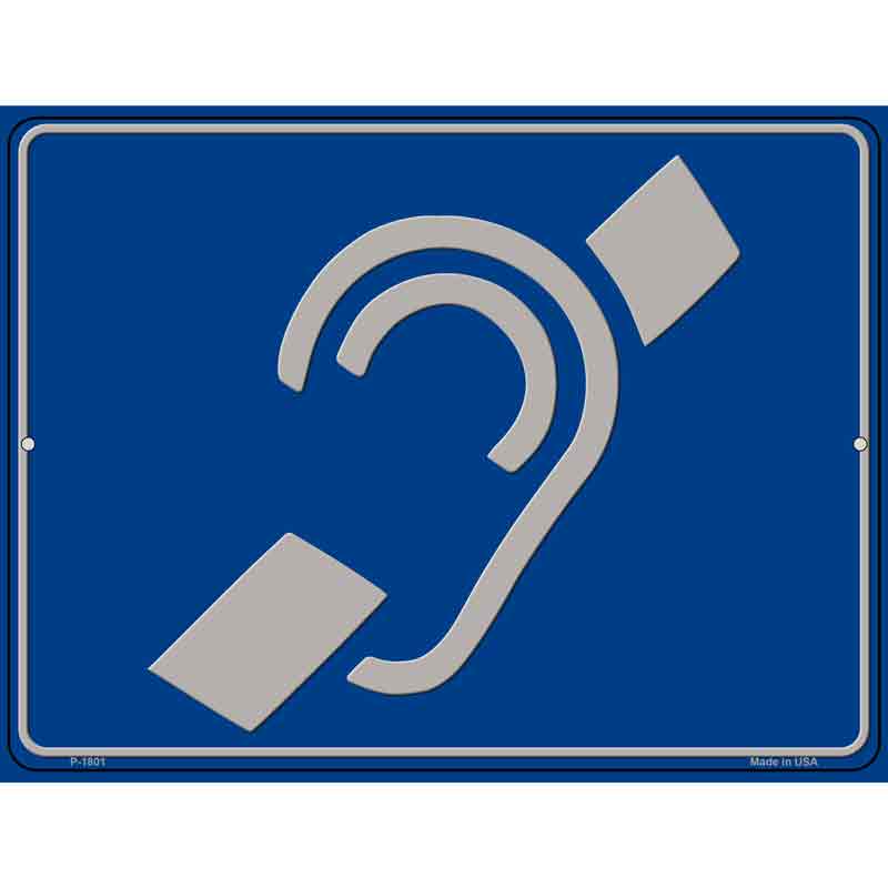 Hearing Impaired Wholesale Parking SIGN