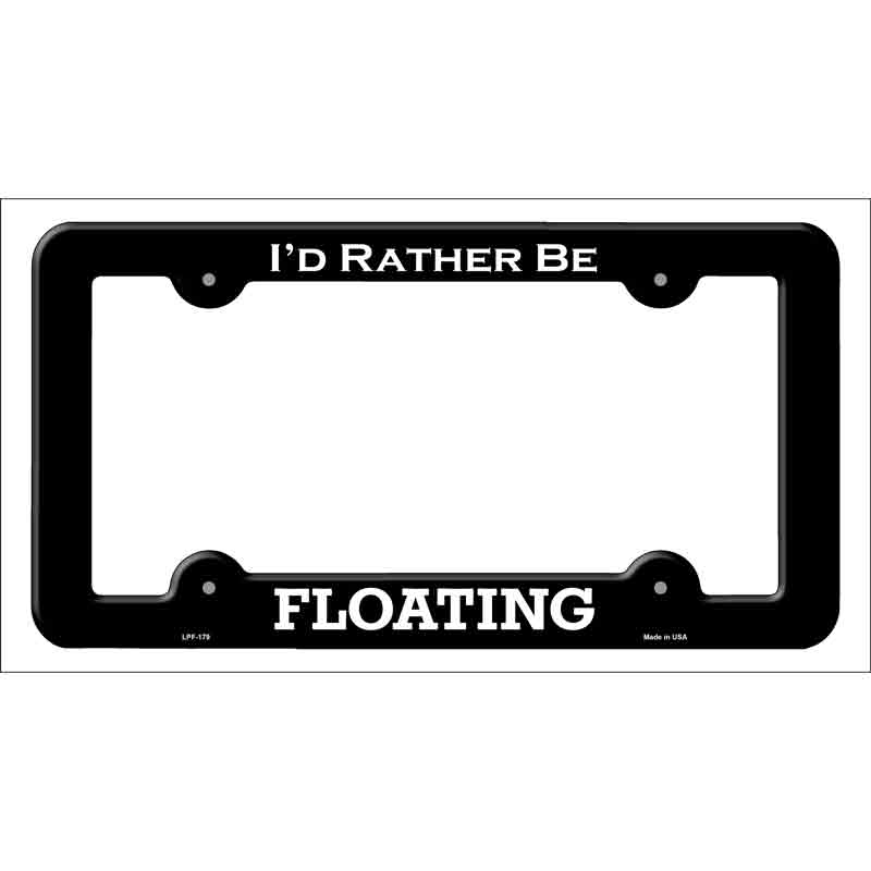 FloatINg Wholesale Novelty Metal License Plate Frame
