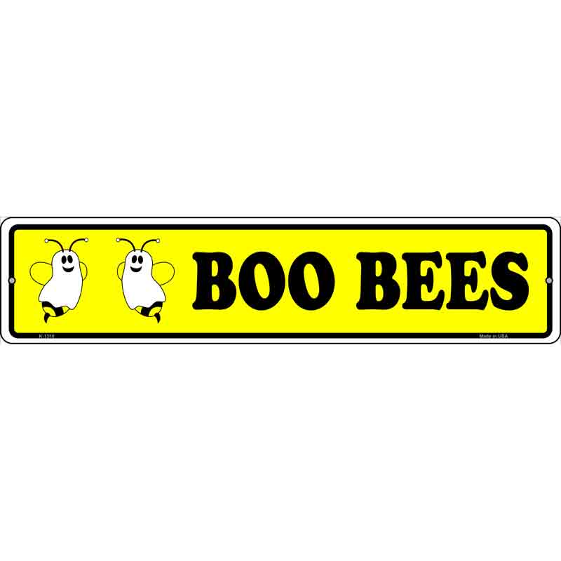 Boo Bees Wholesale Novelty Small Metal Street Sign
