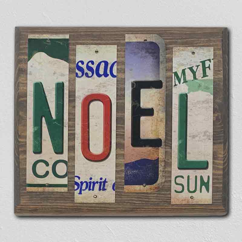 Noel Wholesale Novelty License Plate Strips Wood Sign