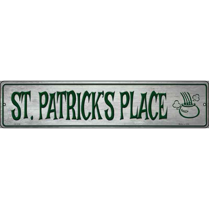 St Patricks Place Wholesale Novelty Small Metal Street Sign