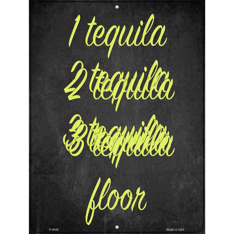 1 Tequila 2 Tequila Wholesale Novelty Metal Parking SIGN