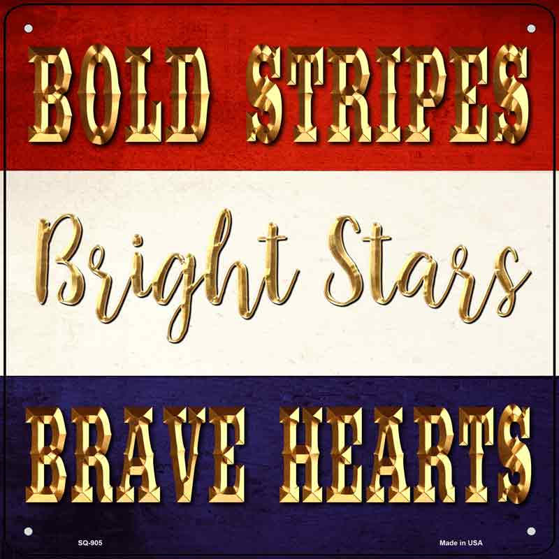 Bright Stars Wholesale Novelty Metal Square SIGN