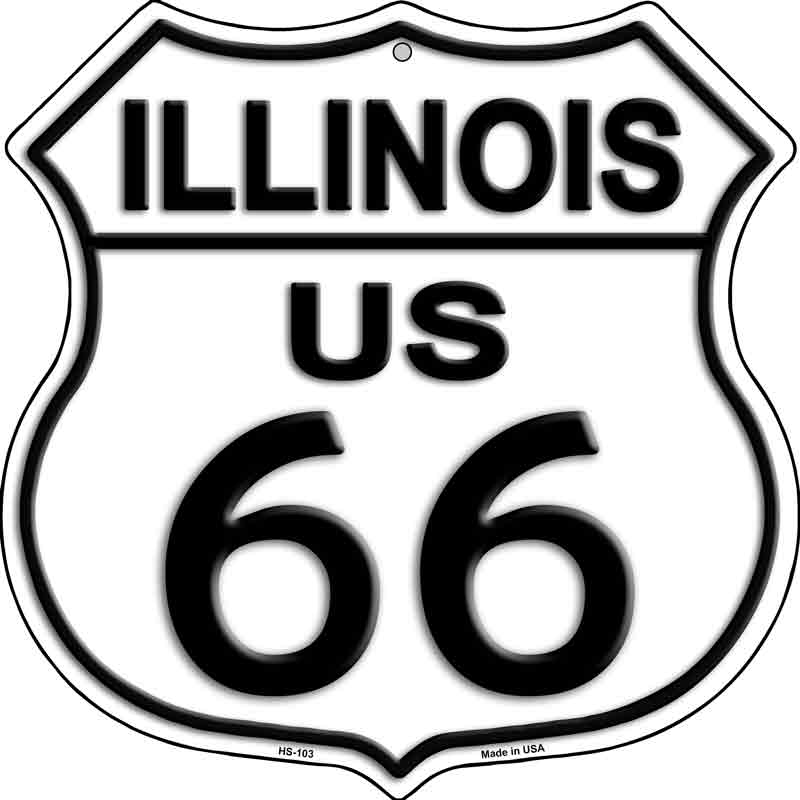 Illinois Route 66 Highway Shield Wholesale Metal SIGN