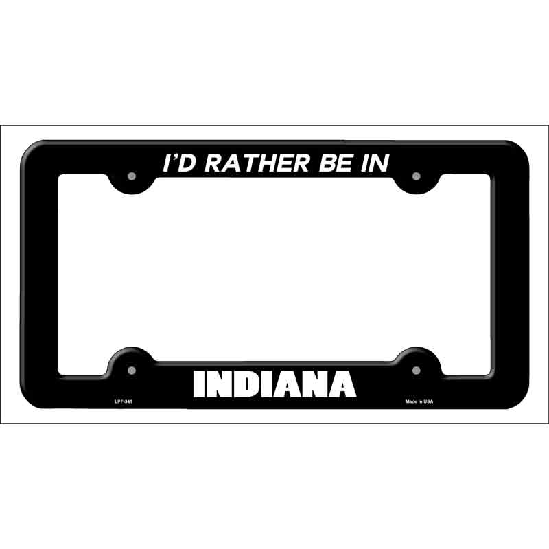 Be In Indiana Wholesale Novelty Metal LICENSE PLATE Frame