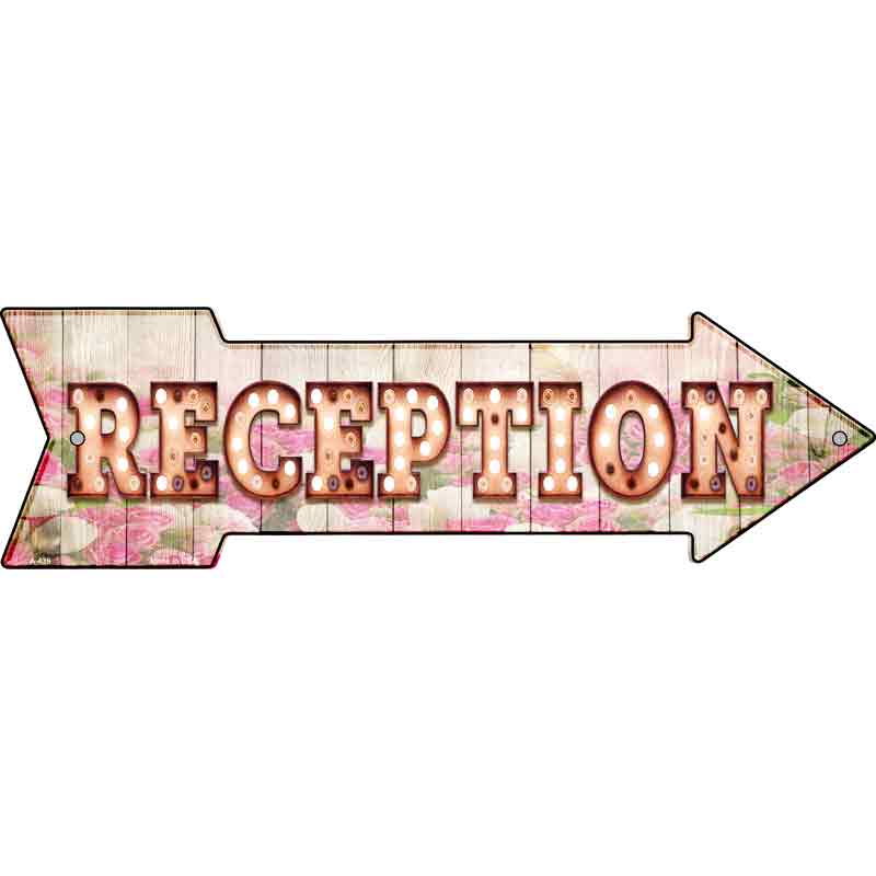Reception Bulb Letters Wholesale Novelty Arrow SIGN