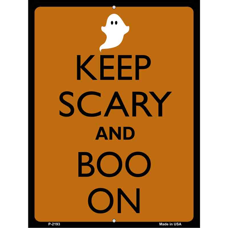Keep Calm And Boo On Wholesale Metal Novelty Parking SIGN