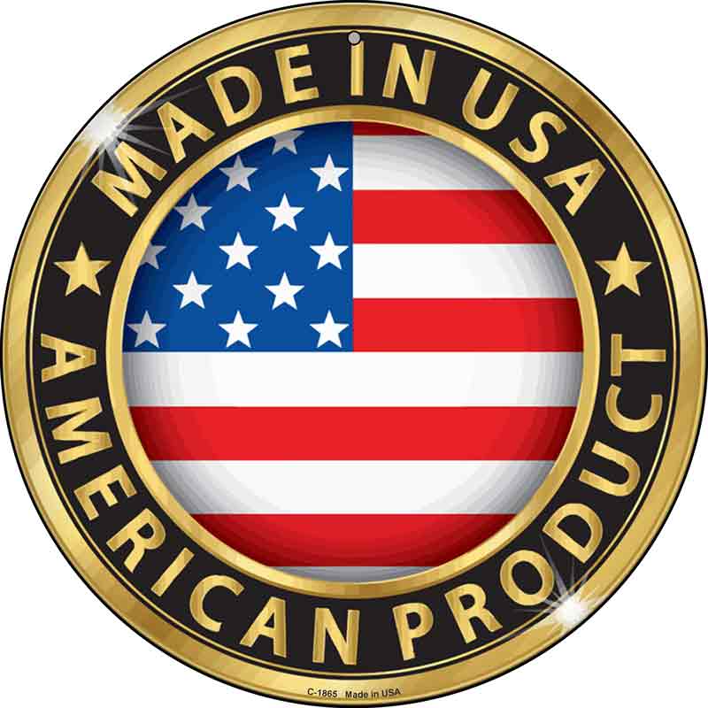 American Product Wholesale Novelty Metal Circle SIGN C-1865