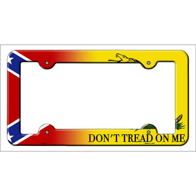 Confederate FLAG|Dont Tread Wholesale Novelty Metal License Plate Frame