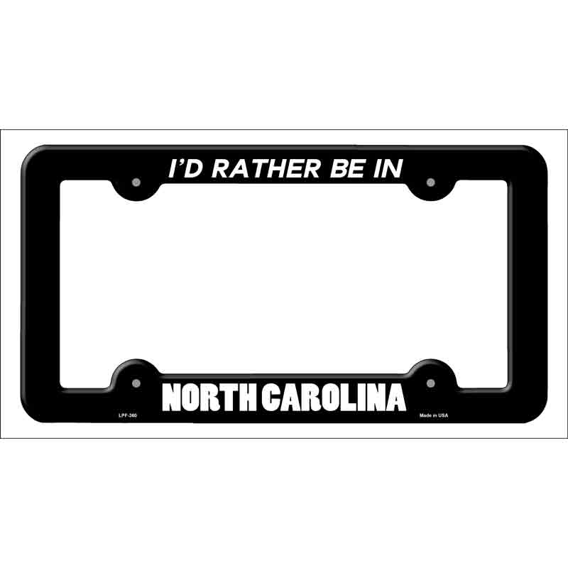 Be In North Carolina Wholesale Novelty Metal License Plate FRAME