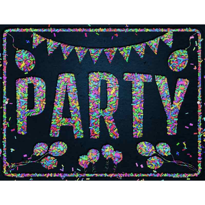 Party Confetti Wholesale Novelty Metal Parking SIGN