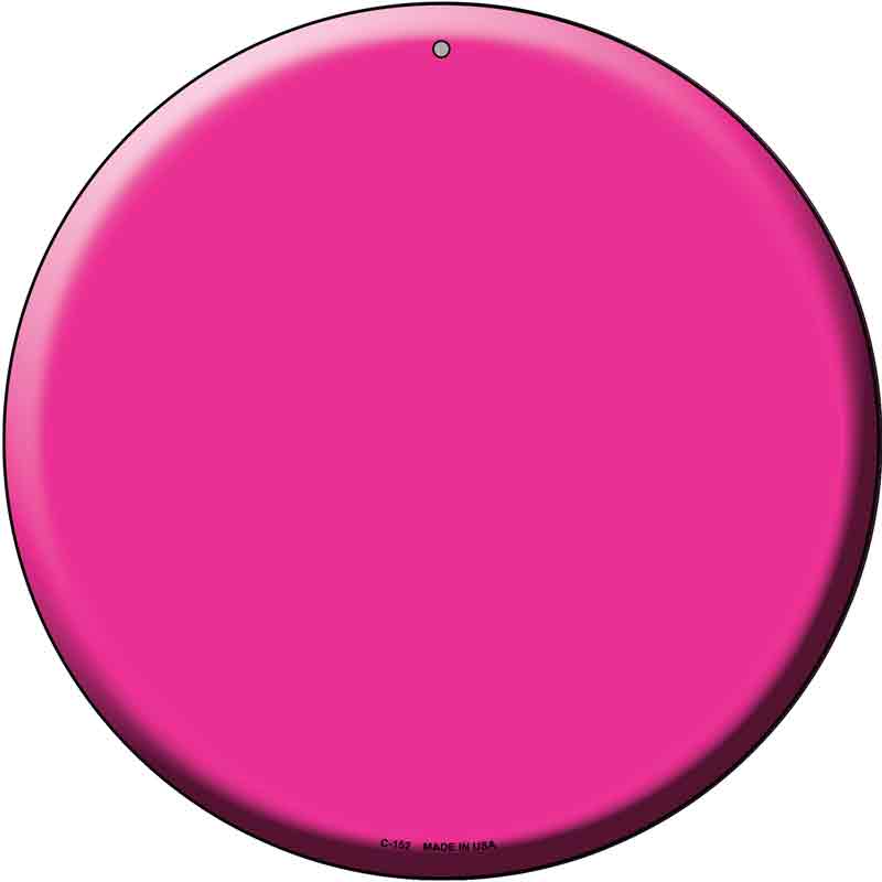 Pink Wholesale Novelty Metal Circular SIGN