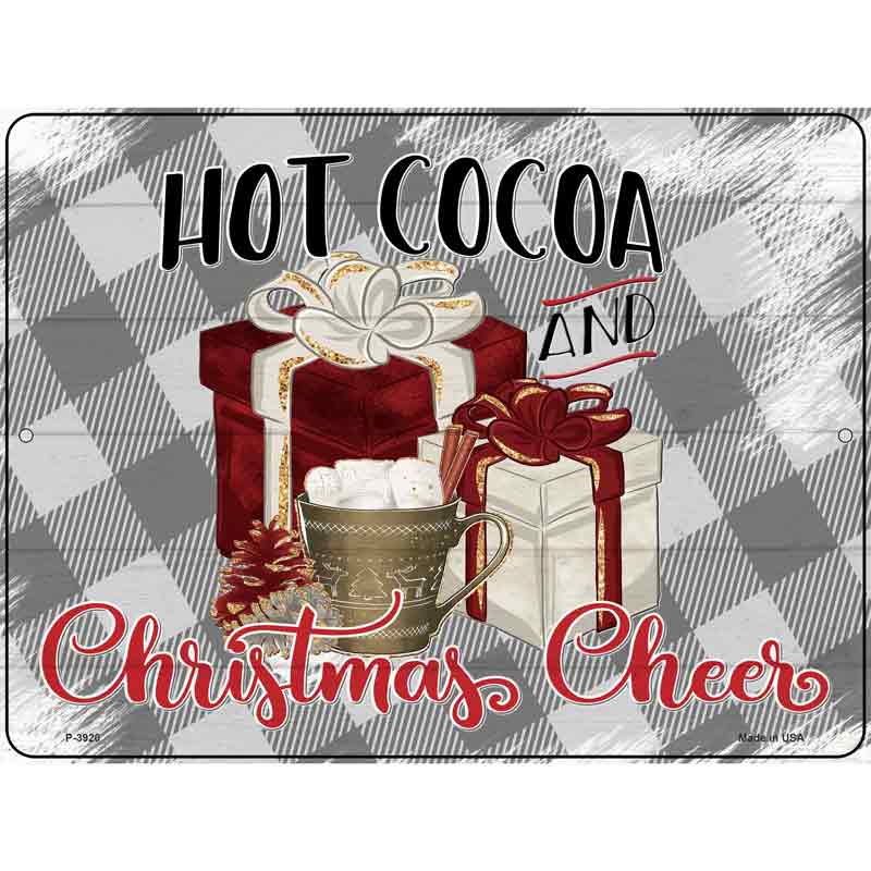 Hot Cocoa CHRISTMAS Cheer Wholesale Novelty Metal Parking Sign