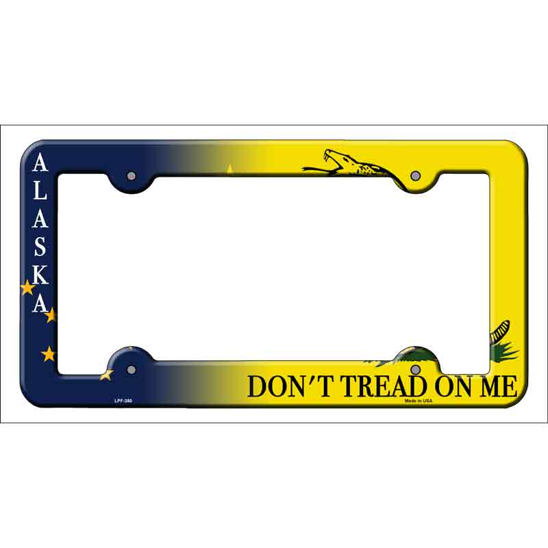 Alaska|Dont Tread Wholesale Novelty Metal License Plate FRAME