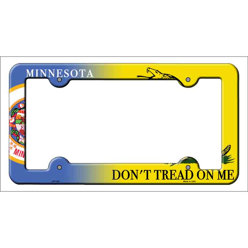 Minnesota|Dont Tread Wholesale Novelty Metal License Plate FRAME