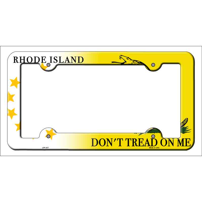 Rhode Island|Dont Tread Wholesale Novelty Metal License Plate FRAME