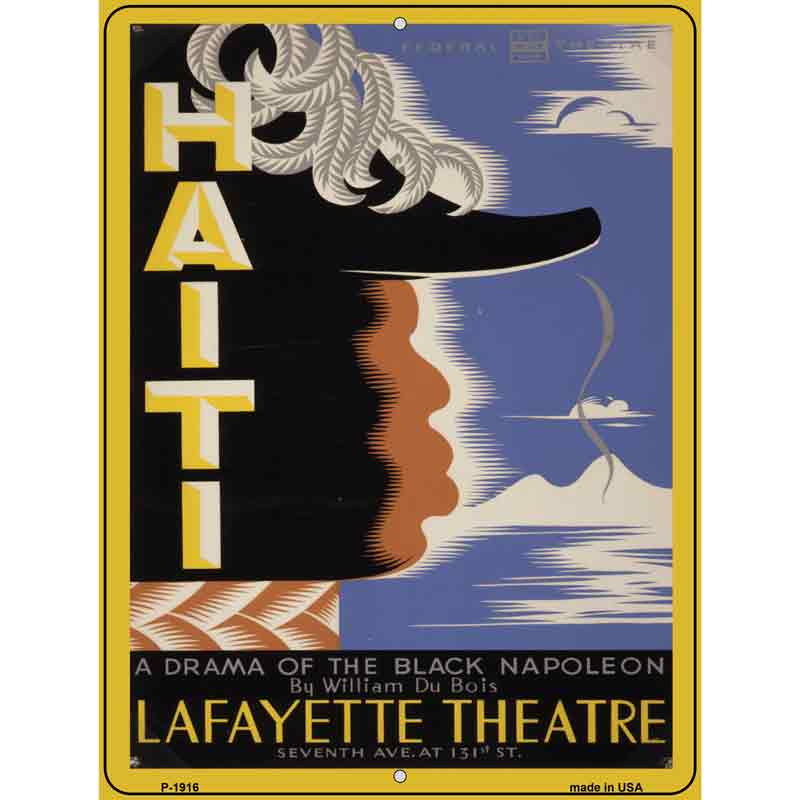 Lafayette Theatre VINTAGE Poster Wholesale Parking Sign