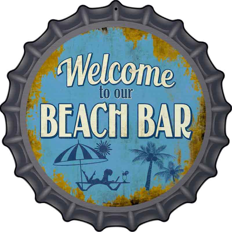 Welcome to our Beach Bar Wholesale Novelty Metal Bottle Cap