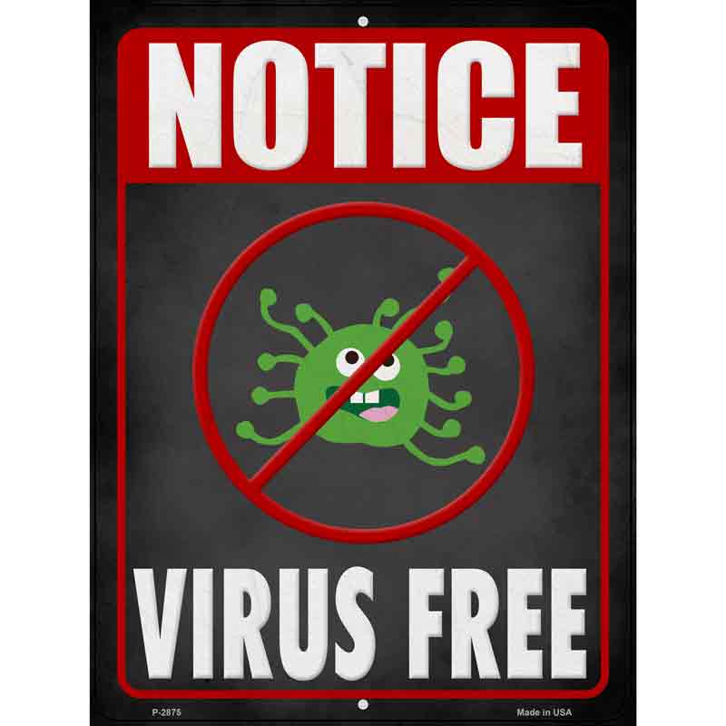 Virus Free Wholesale Novelty Metal Parking SIGN