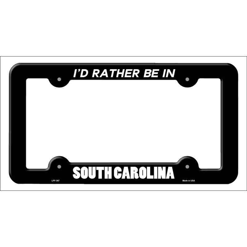 Be In South Carolina Wholesale Novelty Metal License Plate FRAME