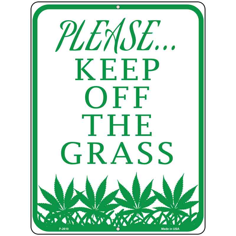 Please Keep Off Grass Wholesale Novelty Parking SIGN