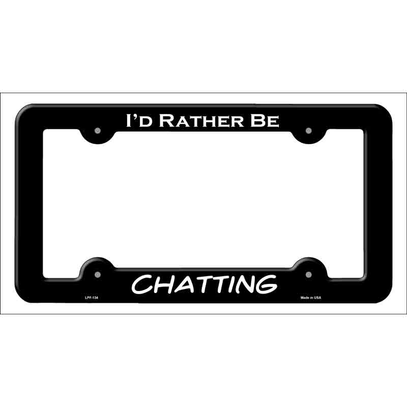 Chatting Wholesale Novelty Metal License Plate FRAME