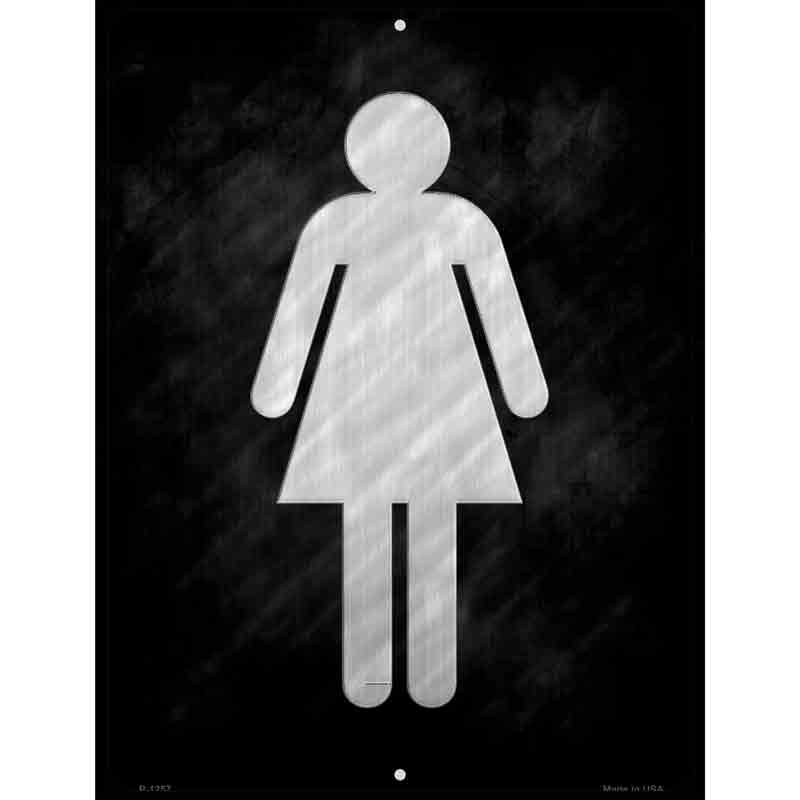 Woman Wholesale Metal Novelty Parking SIGN