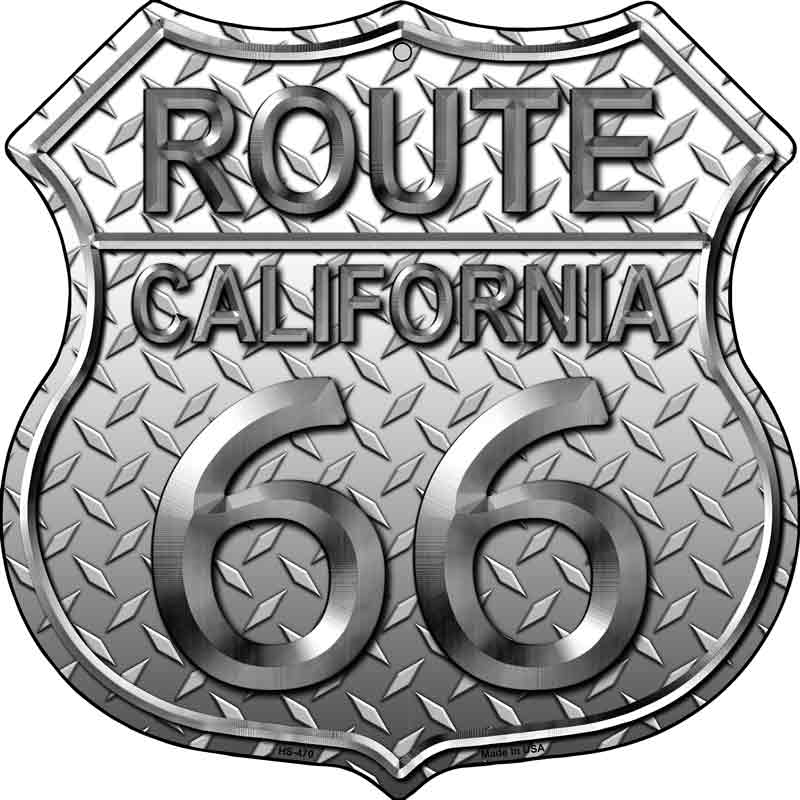 Route 66 DIAMOND California Wholesale Metal Novelty Highway Shield