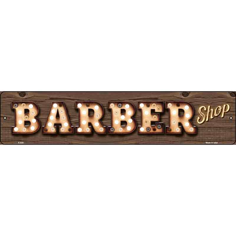 Barber Shop Bulb Lettering Wholesale Small Street SIGN