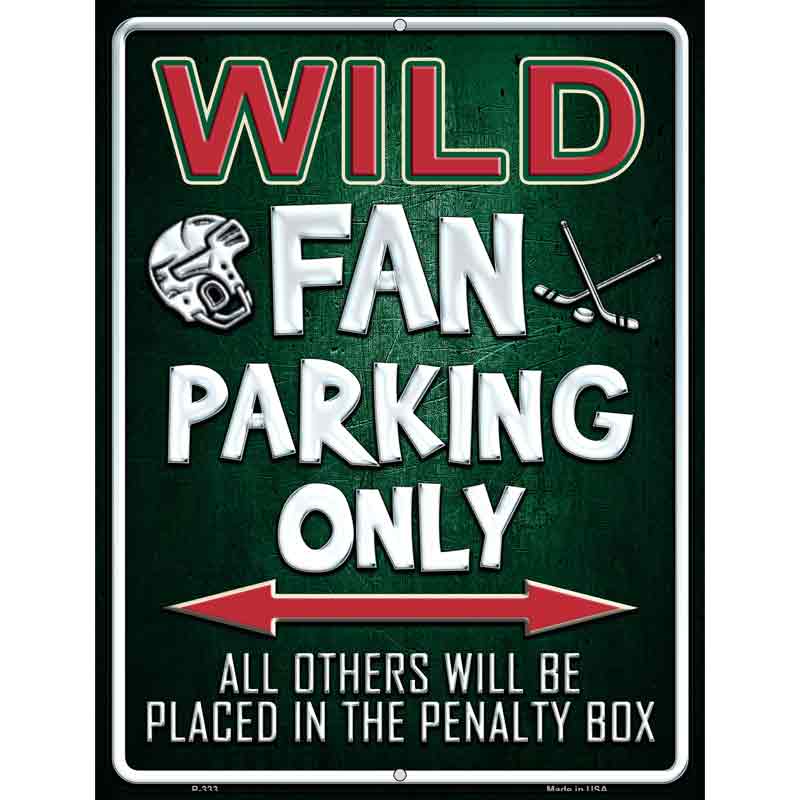 Wild Wholesale Metal Novelty Parking Sign