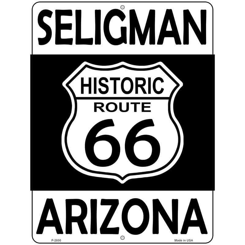 Seligman Arizona Historic Route 66 Wholesale Novelty Metal Parking SIGN