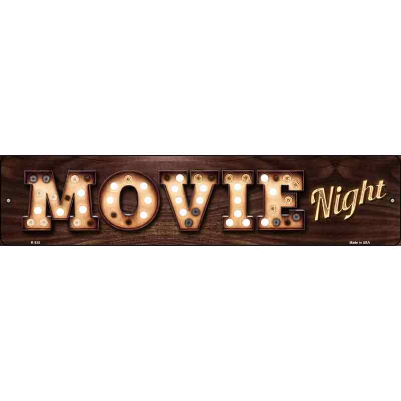 Movie Night Bulb Lettering Wholesale Small Street SIGN