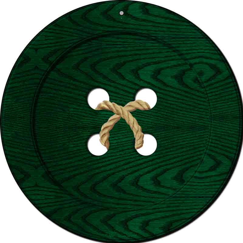 Green Button Wholesale Novelty Metal Circular SIGN