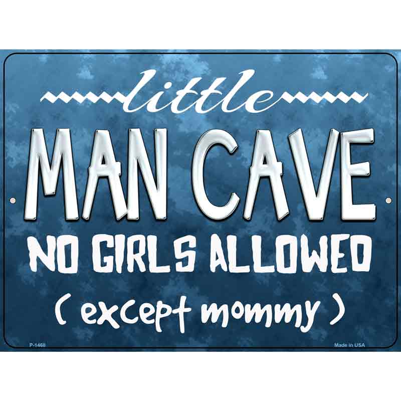 Little Man Cave Wholesale Metal Novelty Parking SIGN