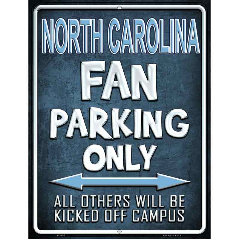 North Carolina Wholesale Metal Novelty Parking SIGN