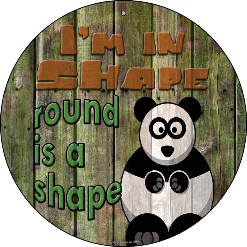 Round Is A Shape Wholesale Novelty Metal Circular SIGN