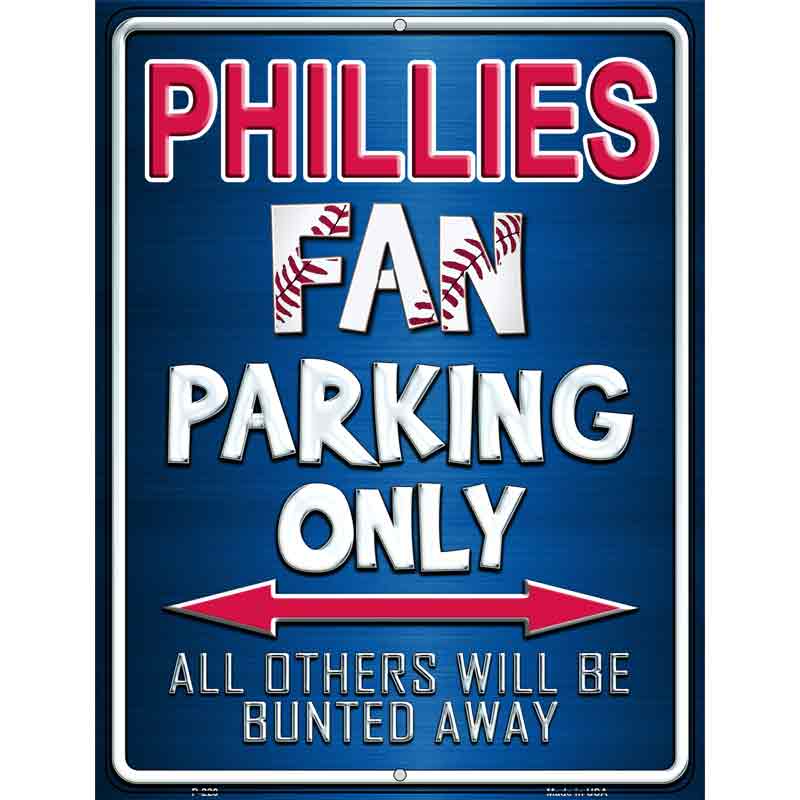 Phillies Wholesale Metal Novelty Parking Sign