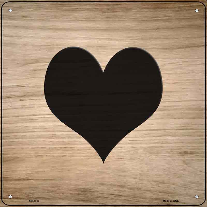 Heart Symbol Tiles Wholesale Novelty Metal Square SIGN