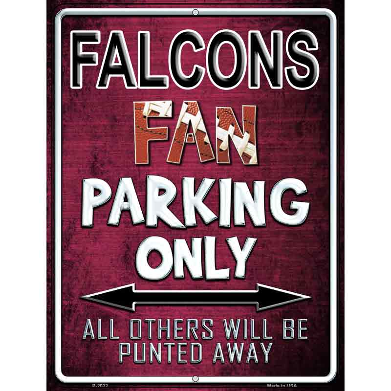 Falcons Wholesale Metal Novelty Parking Sign