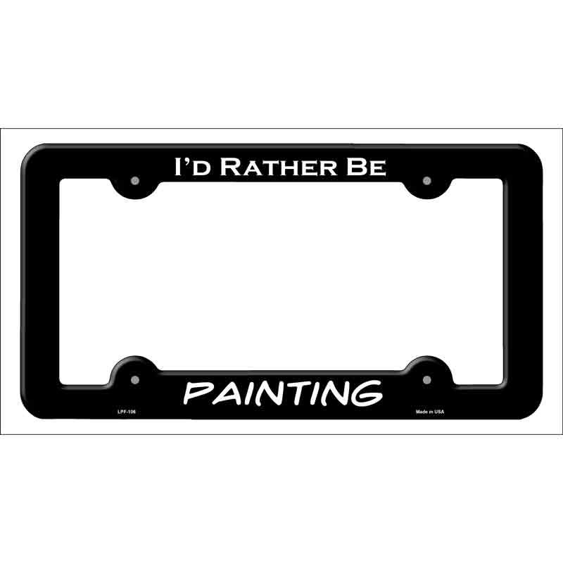 Painting Wholesale Novelty Metal License Plate FRAME