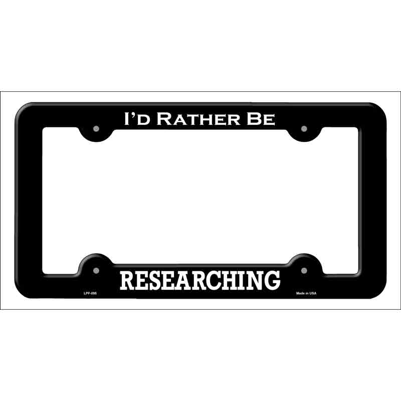 Researching Wholesale Novelty Metal License Plate FRAME