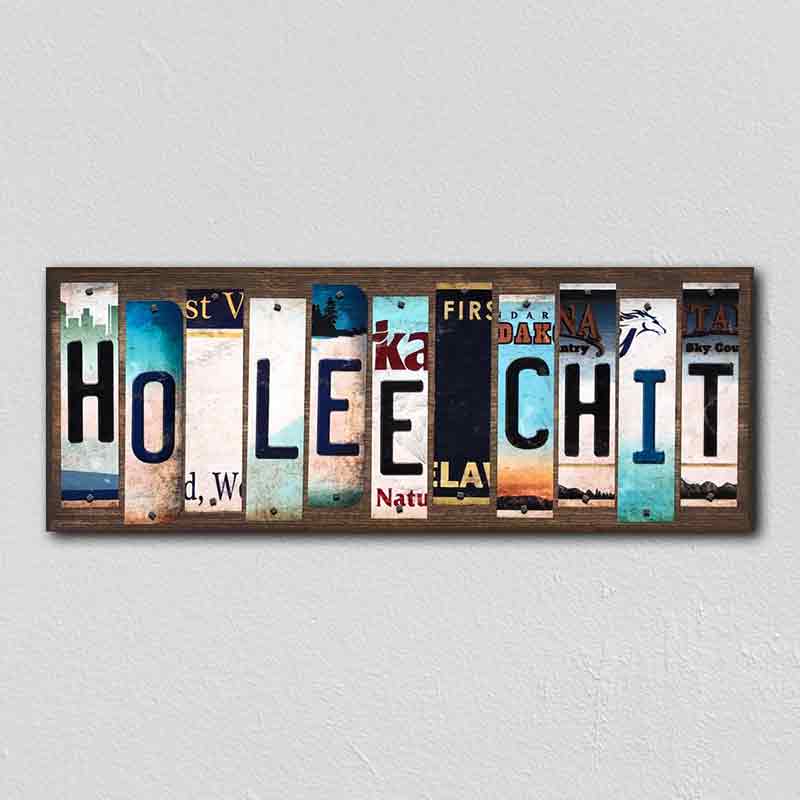 Ho Lee Chit Wholesale Novelty License Plate Strips Wood SIGN